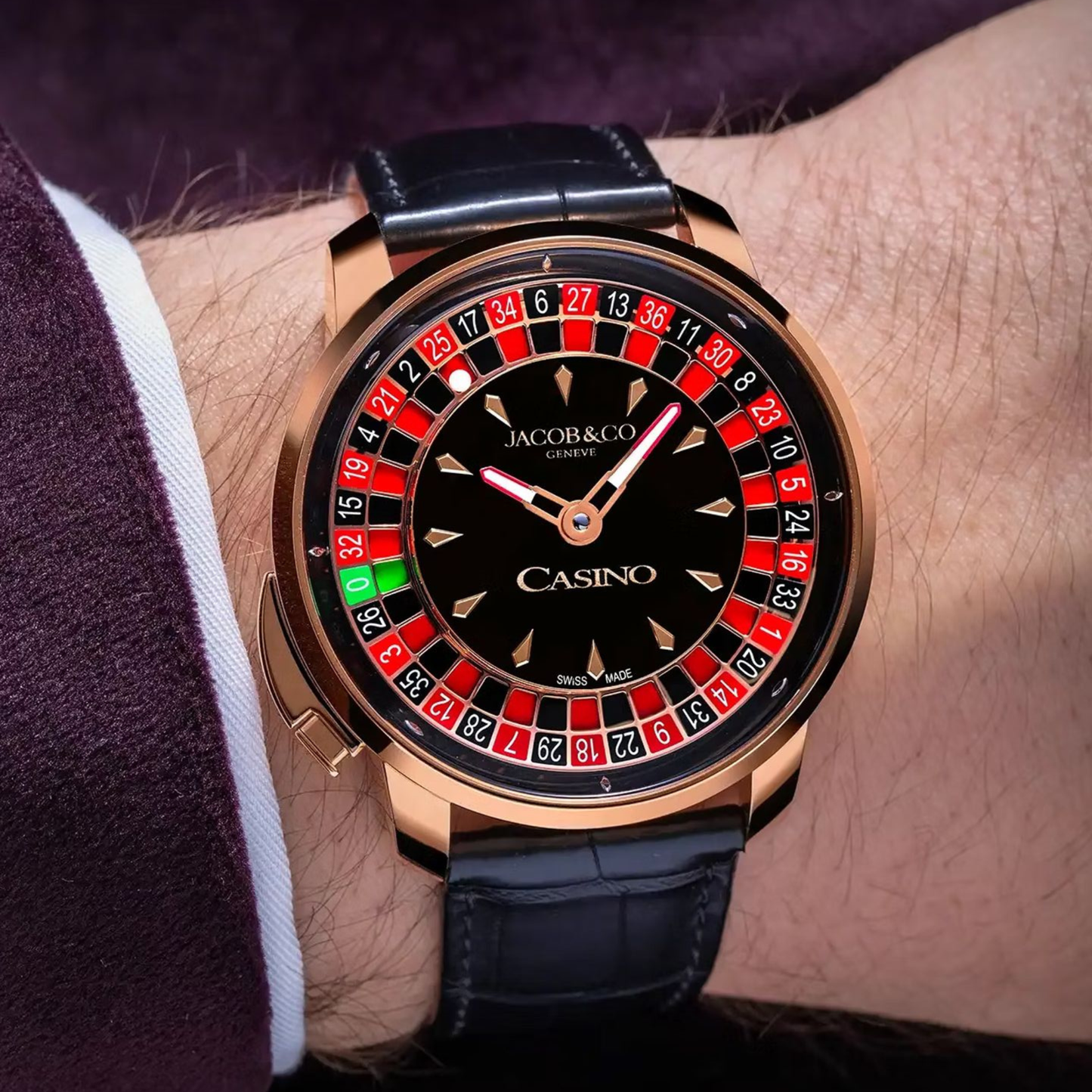 Casino Mechanical Roulette Watch