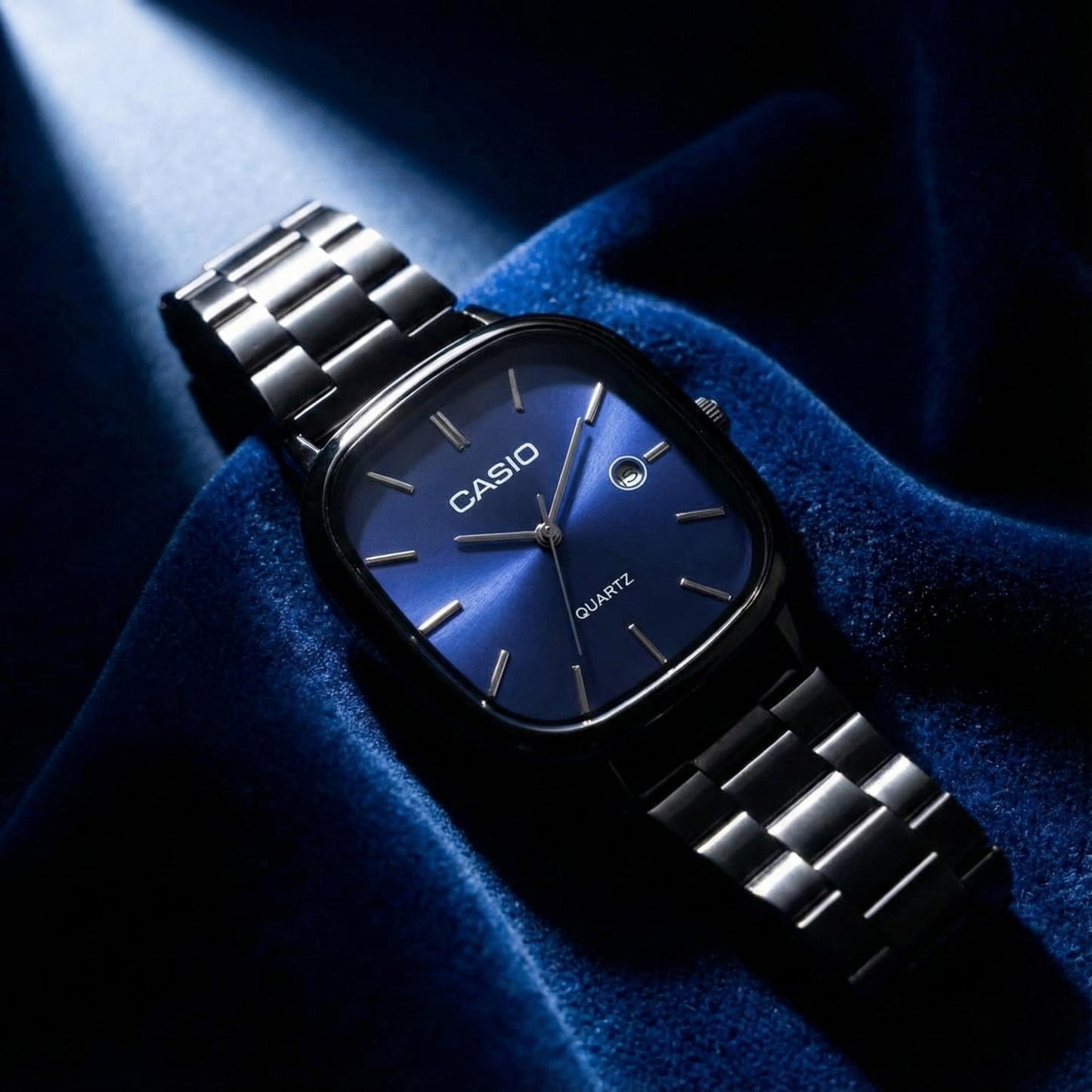 Casio Gray Vintage Watch Midnight Black Dial