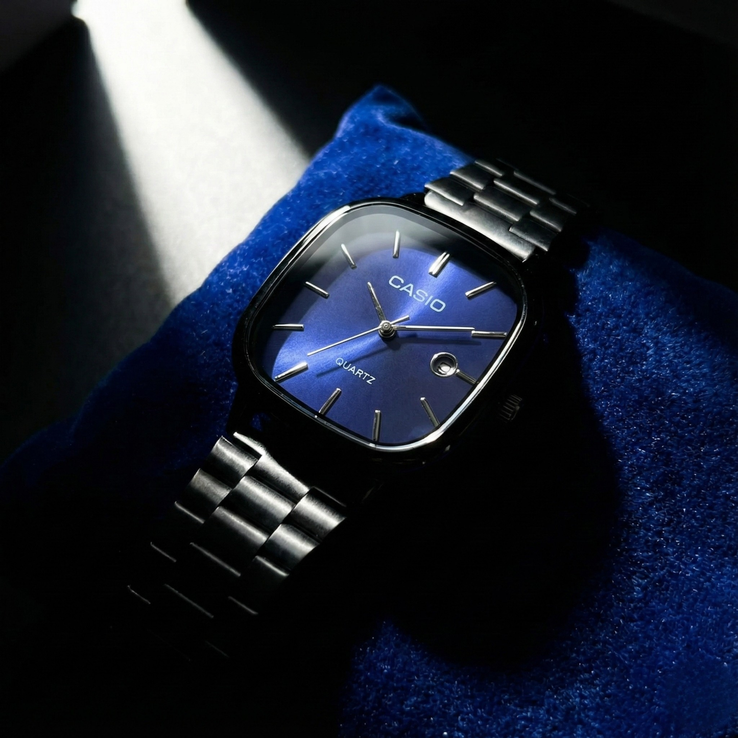 Casio Black Vintage Watch Midnight Black Dial